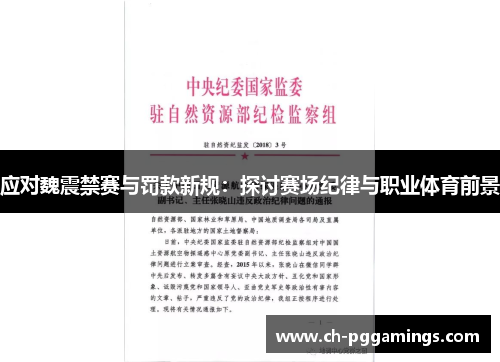 应对魏震禁赛与罚款新规：探讨赛场纪律与职业体育前景